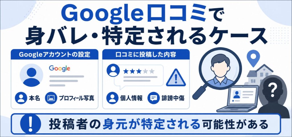 Google口コミで身バレ・特定されるケース
