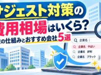 サジェスト対策の費用相場はいくら？料金の仕組みとおすすめ会社5選